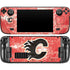 NHL Calgary Flames Frozen Steam Deck Handheld Gaming Computer Skin